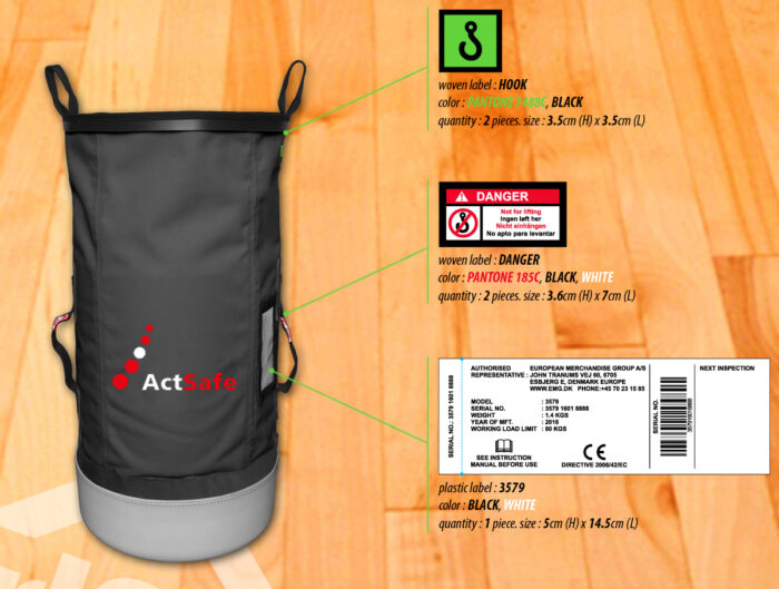 Approved Equipment Lifting Bag